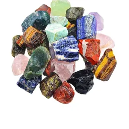 Dekorativa föremål Figurer Bulk Amethyst Rough Stones Stor naturlig kristall för tumlande fontänberg Dekoration Polering Wicca Reiki
