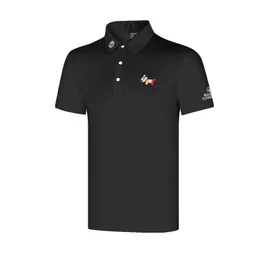 Golf Erkek Gömlek Erkek Polo T Gömlek Rahat Nefes Üstleri Giyim Moda Spor Giyim 220712