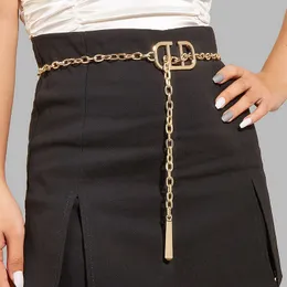 TopSelling metal colgante cintura cinturones accesorios femeninos nueva moda caliente cintura chica cuerpo vestido cadena