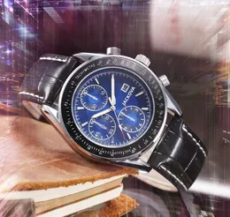 Top Brand Leather Belt quartz fashion mens time clock watches 41mm auto date men dress designer watch wholesale male gifts wristwatch factory montre de luxe