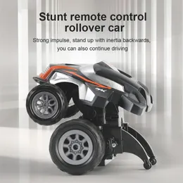 Programmerbar rollover Stunt Car Watch Mini RC Remote Control Children S Electric Toy for Gift and Toys 220531