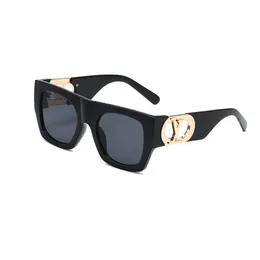Óculos de sol da letra de moda feminino Proteção UV Óculos de sol quadrados para o presente Party High Quality 2024