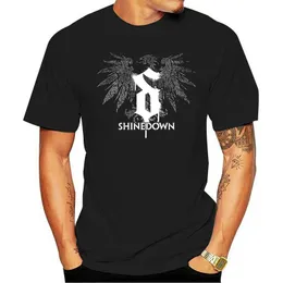 T-shirt da uomo T-shirt da uomo Cool Shinedown Logo con aquila Summer Fashion Style T-shirt divertente Novità Tshirt da donna