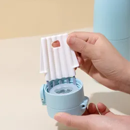 Gap Cup Cover Brush Kitchen Hushållsverktyg Artifakt Milk Bottle Thermos Cups Groove Cleaning Multifunktionella rengöringsborstar 1 st