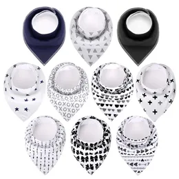 ملابس البترات المبيلة Maiwa Cotton Baby Bandanas Boys لتغذية التسنين