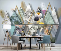Dekoration 3d tapet väggmålning vardagsrum sovrum soffa TV bakgrund High-end material HD mönster Utskriftseffekt Papel de Parede 3d väggklistermärken