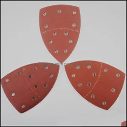 Other Hand Tools Home Garden 11 Holes Abrasive Sandpaper Pads Sanding Sheets Assorted Waterproof 40 60 80 100 120 180 240 320 400 600 800