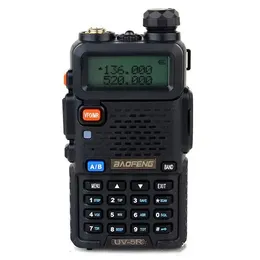 在庫dhl baofeng uv-5r uv5r walkie talkie dual band 136-174mhzおよび400-520mhz 1800mAhバッテリーフリーヘッドセット卸売
