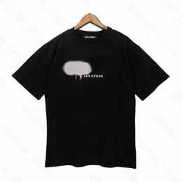 T-shirts Tshirt Ummer Mode Hommes Femmes Designers T-shirts à manches longues Palms Tops Luxurys Lettre T-shirts Vêtements à manches courtes S4