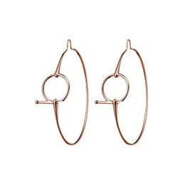 Designer Earring Fashion Women Earrings Luxury Rose Gold Circle Plated Earring Brand Men Earrings Luxury Jewelry Pearl Jewelrys
