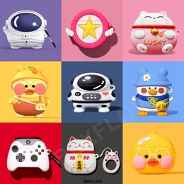 Headphones 3D Earphone/earpods Case for Airpods 2 3 Pro Silicone Cartoon Cute Hearphone Cover for Apple Air Pods 2 3 Earbuds