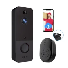 WIFI dzwonek do drzwi inteligentny dom bezprzewodowy telefon dzwonek dzwonek kamera bezpieczeństwa wideo Intercom 720p HD IR Night Vision dla apartamentów z dzwonkiem