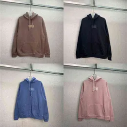 2021FW Kith Bluiery Men Women Wysokiej jakości haft haftowy kith bluzy bluzy ciężkie tkaniny oversize pullover t220802