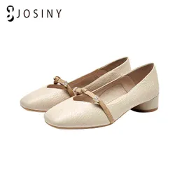 Klänningskor Josiny Loafers 3,5cm Kvinnors PU Läder Låghårig Klassisk Casual Fashion Ladies Bowknot Loafer All-Match 220316