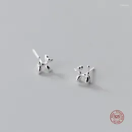 Stud Real 925 Sterling Silver Cute Puppy Dog Earrings For Women Girls Daily Party Jewelry Lovely Female Ear Studs OrnamentStud ODET22 FARL2