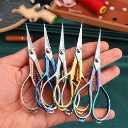 Craft Tools Retro Stainless Steel Tailor Scissor Crane Shape Sewing Small Embroidery Craft Cross Stitch Scissors DIY Home Tool 20220512 D3