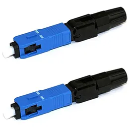 Fiber Optic Equipment Embedded SC UPC Fast Connector FTTH Single Mode Optical Quick Adapter Field AssemblyFiber