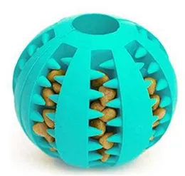 Pet Rubber Leaking Food Ball Dog Cat Chew Toy Interactive Elasticity Watermelon Bite Resistant Teeth Clean Play 7 CMthe