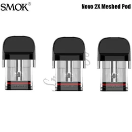 SMOK Novo 2X Replacement Pod Cartridge Meshed 0.9ohm 2ml 3pcs/pack for NOVO 2 /NOVO 3/NOVO 2S KIT E-cigarette Vaporizer Authentic