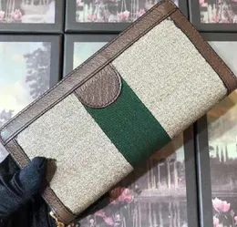 2022 5A 1961 Long Wallet Purse 가죽 지퍼 파우치 카드 슬롯 크로스 바디 백 Jackie Bamboo F7IT# G Ophidia Chain Bag2569