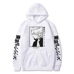 Hot Tokyo Revengers Hoodie Anime Manjiro Sano Graphic Hoodie for Men Sportswear Cosplay Clothes Pullover G220429