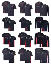 F1 Formel One Team Uniform Ny förare T-shirt Män och kvinnliga fans Racing Suit Casual Round Neck Quick-Drying Top