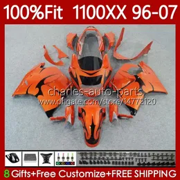 Обсуждение формы для инъекций для Honda Blackbird CBR1100 Orangeflames CBR 1100xx 1100 XX CC 96-07 114NO.97 CBR1100xx 96 97 98 99 00 01 02 03 04 05 06 07 1100CC 1996 2007