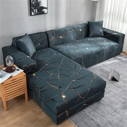 Elastic Sofa Covers for Living Room Stretch Slipcovers Sectional Couch Cover L Shape Corner Armchair Cover 1/2/3/4 Seater 220524