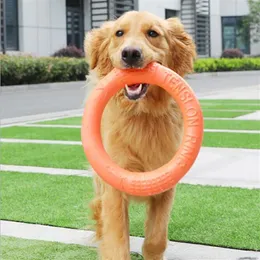 Dog Flying Ring Training Toy Eva Pet Pet Chew Biting Toys Interactive Motion Tools 10pcs252e