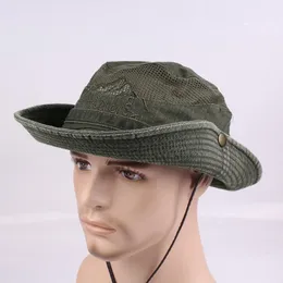 BERETS CAMOUFLAGE TACTICAL CAP MIRIVALLY BOONIE BAUCHET HAT ARMY CAPS CAMO MEN AUTDOOR SPORTS SUN FISHING HIKING HATSBERETS