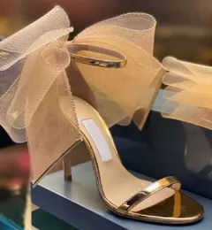 womens elegant heels Sandal Wrong mesh Averly 100 bow-trimmed pumps High Fashion With sophisticated evening dress Shoes Lady Pumps Party box 35-43