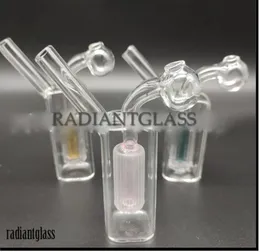 Cachimbos de água Dab rigs Cachimbos de água Bongs grossos Unhas transparentes Bubbler Bong Glass Oil Burner Pipe pequenos queimadores cachimbos para fumar