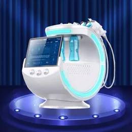 2022 Novo 7 em 1 10MP Analisador de pele RF Pontuação inteligente Ice Blue Spa Máquina de oxigênio Jato aqua Skin Reasurfacing Gerenciamento de pele
