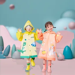 Keconutbear Children Raincoat Impermeable Boys Girls Rainwear Hiking Child Fashion Rain Coat Student Rainsuit 220427