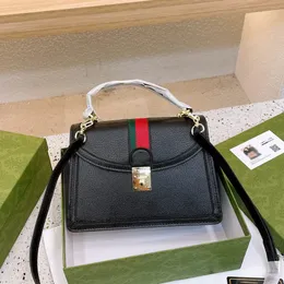 Marca Itália Bolsas Ophidia Clássicas Bolsas de Ombro Couro Genuíno de Alta Qualidade Listras Verdes Vermelhas Mini Cadeia Bolsa Transversal Designer de Luxo Bolsa Feminina Vintage 24CM