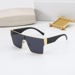 Flat Top Large Oversized Women Men Fashion Sunglasses Square Frame Gold Frame Brand New With Tags Sun glasses High Quality case