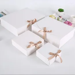 Подарочная упаковка 5pcs/set ulmshell box box kraft paper cardboard package warentant day farty candy box