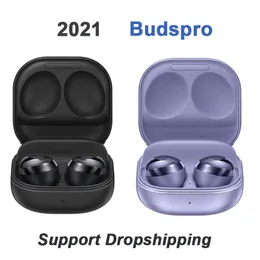 Nyaste Pro Wireless Headset BudSPRO Bluetooth Earphone Sports Earskyddar Prowith Charging Box Phone Luxury Brand Wireless Headphones Earphones