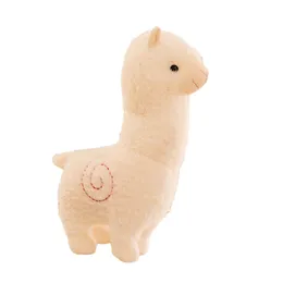 Fabrik grossist 6 färger 28 cm ull plysch leksak får docka gräs lera häst alpakka kudde söt docka barn gåva