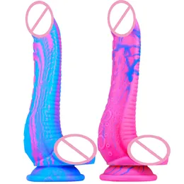 Enorme tentacolo di polpo mostro dildo giocattoli anali ventosa adulto sexy pene artificiale giocattolo in silicone per le donne articoli di bellezza lesbica