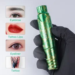 Mast P10 Permanent Makeup Machine Rotary Motor Pen for Eyebrow Tattoo SMP Aurora Green WQ367-11