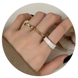 Kvinnors guldmetallringar set för kvinnor flickband 3st/mycket engagemang gyllene legering bohemisk geometri knuckle ring smycken