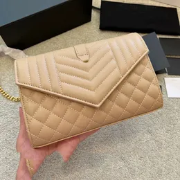 حقيبة مغلف Crossbody Women WOC حقائب اليد سلاسل أكياس الكتف سيدة حقيبة يد حقيبة جلدية أصلية الوجه متعدد الألوان خطوط المربحيات الأزياء أحزمة قابلة للإزالة