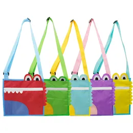 Barnhandtag Beach Shell Bags Party Storage Toy Bag Mesh StorageBag 23 * 20cm Snäckskal Samla påsar 5 stilar