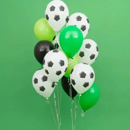 Decorazione per feste 16 pezzi da 12 pollici da calcio palloncini da calcio palloncini di calcio di compleanno Birthday's Toys Tema GlobosParty