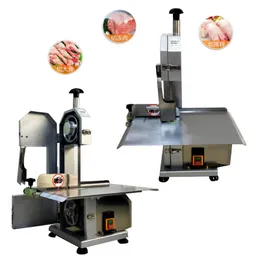 Desktop Commercial Bone Cutter Hushåll Electric Bone Sawing Machine Kök Trotter Stek Frozen Meat Cut Equipment