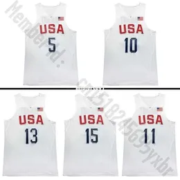 XFLSP New Jimmy Butler Cousins ​​Ld DG KT Paul George KD Lowry Ca Basquete Jersey Dream Team NCAA College