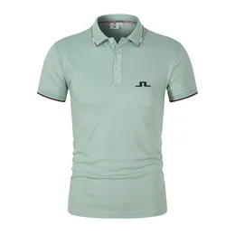 Męskie koszulki polo Summer Fashion Marka Męskie koszulki golfowe Krótki rękaw Oddychająca koszula Topy Męskie Business Casual Wear 2022 Męskie męskie Męskie