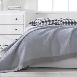 Одеяла Waffle плед хлопчатобумажный диван бросок одеяло Летнее покрытие дышащее японское полотенце одеяло для кроватей мягкий покрыватель