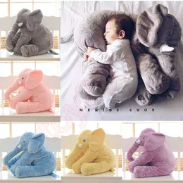 40 cm plysch 65 cm kudde leksak baby sover lekkamrat elefant mjuka squishy djur kudde docka back fyllda barn leksaker newbo falll